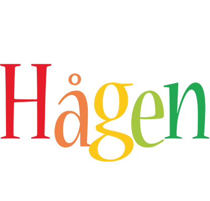 Hågen birthday logo