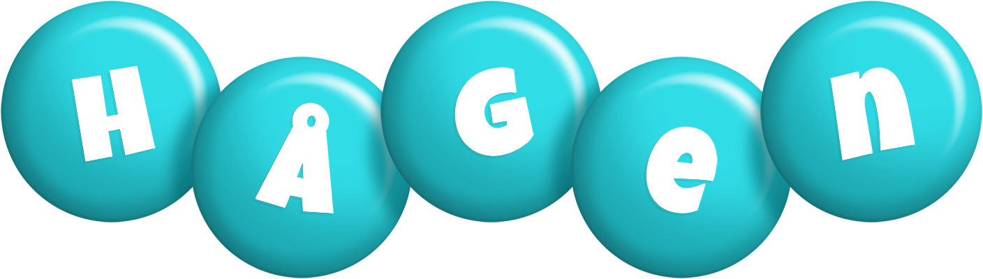 Hågen candy-azur logo