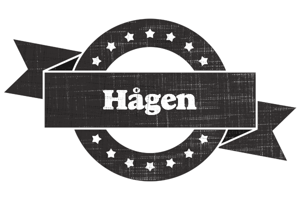 Hågen grunge logo