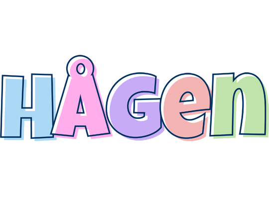 Hågen pastel logo