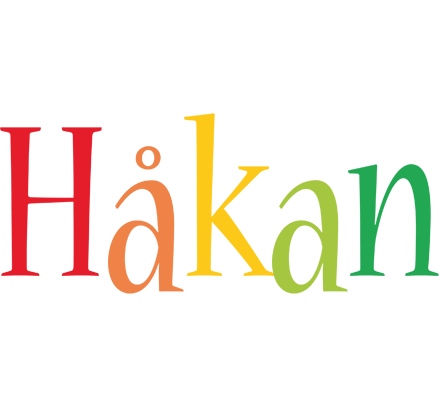 Håkan birthday logo