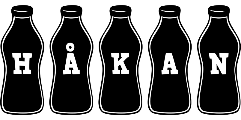 Håkan bottle logo