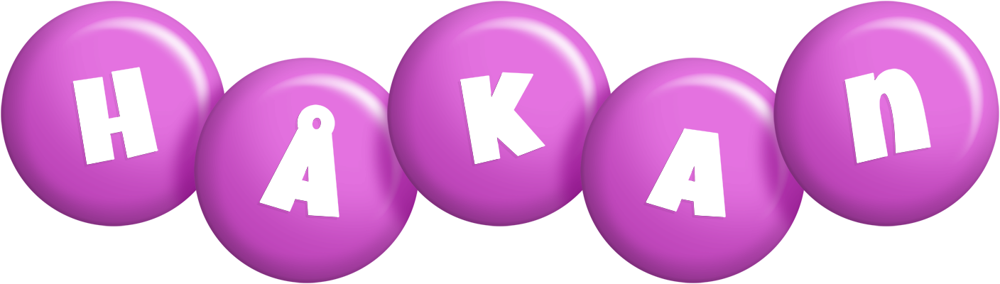 Håkan candy-purple logo