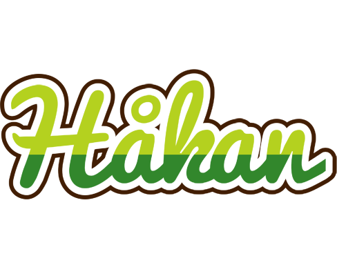 Håkan golfing logo