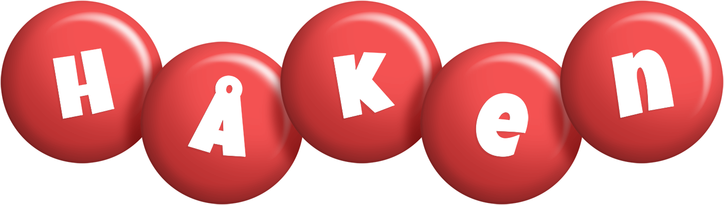 Håken candy-red logo