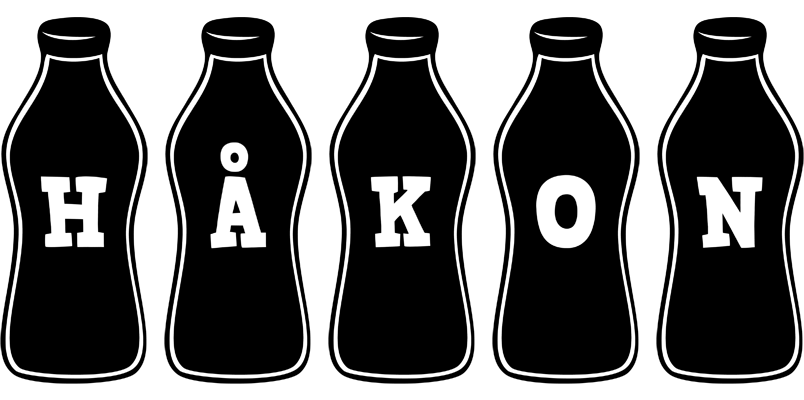 Håkon bottle logo