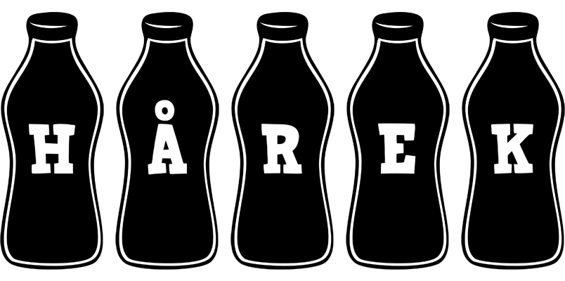 Hårek bottle logo