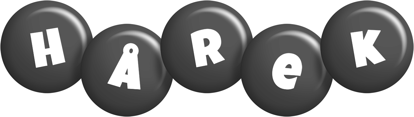 Hårek candy-black logo