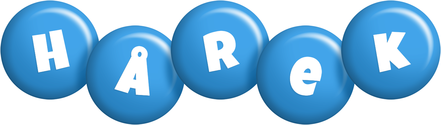 Hårek candy-blue logo