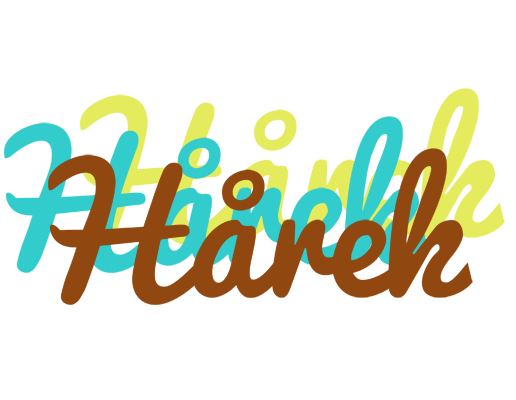 Hårek cupcake logo