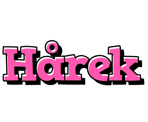 Hårek girlish logo