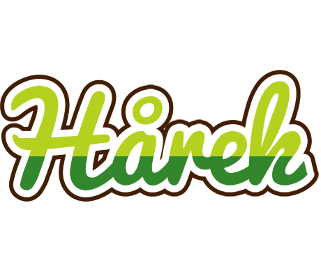 Hårek golfing logo