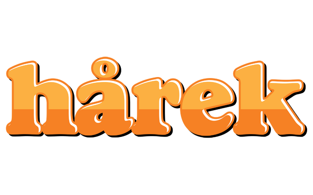 Hårek orange logo