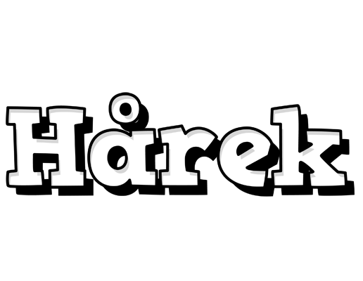 Hårek snowing logo