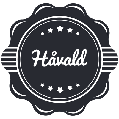 Håvald badge logo