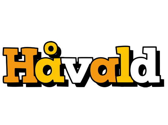 Håvald cartoon logo