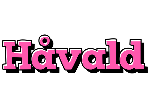 Håvald girlish logo