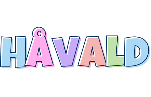Håvald pastel logo
