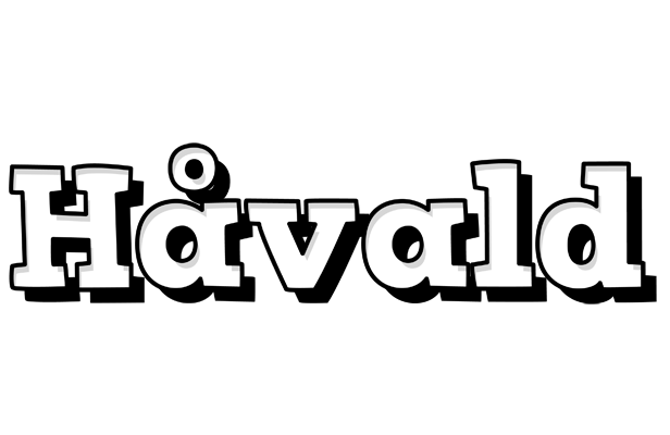 Håvald snowing logo