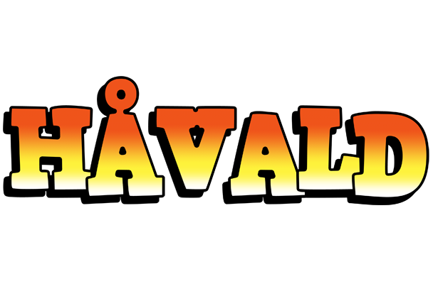 Håvald sunset logo