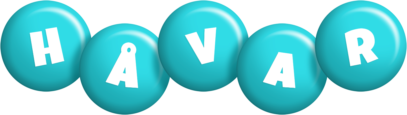 Håvar candy-azur logo