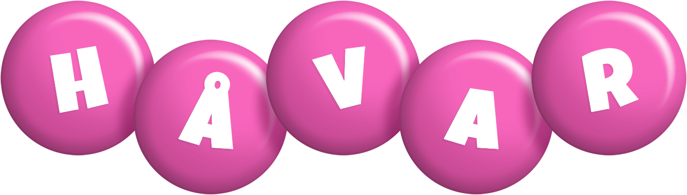 Håvar candy-pink logo