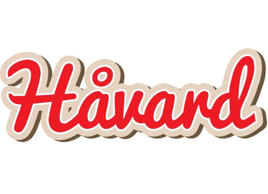 Håvard chocolate logo