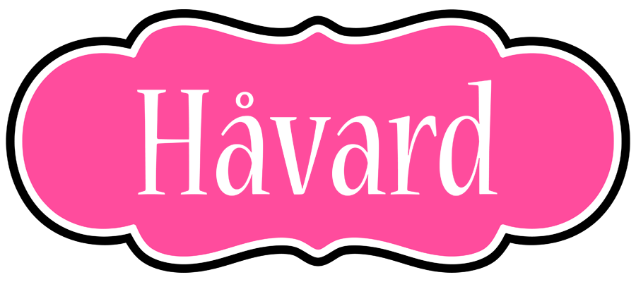 Håvard invitation logo