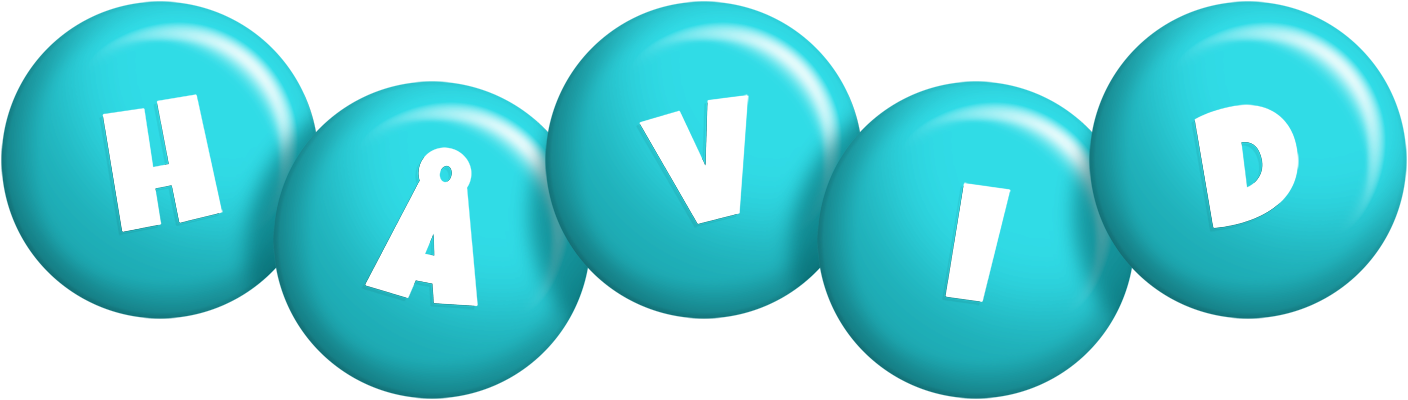 Håvid candy-azur logo