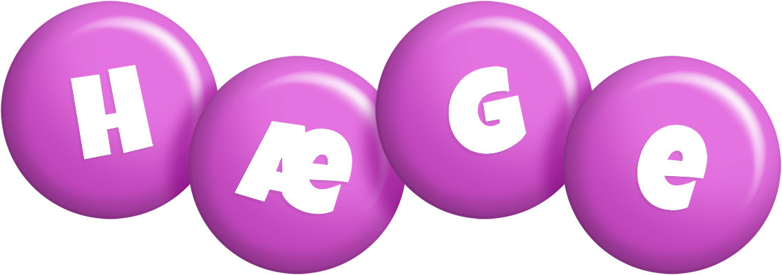 Hæge candy-purple logo