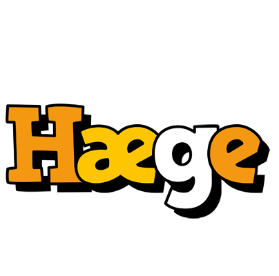 Hæge cartoon logo