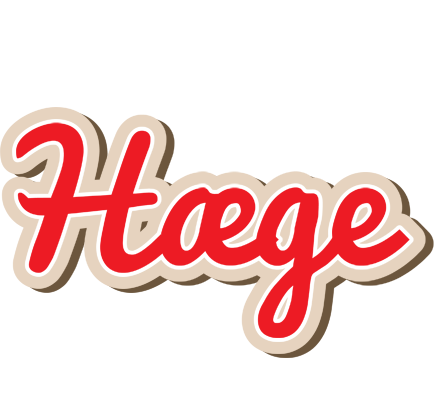 Hæge chocolate logo