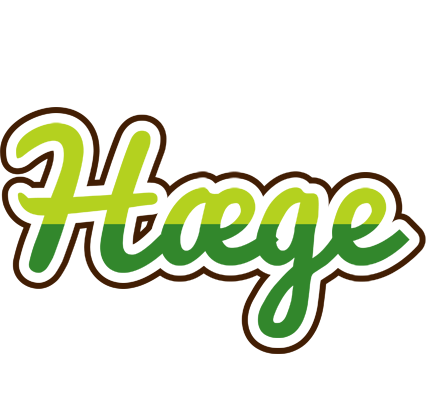 Hæge golfing logo