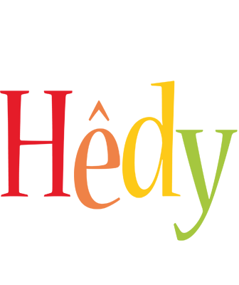 Hêdy birthday logo
