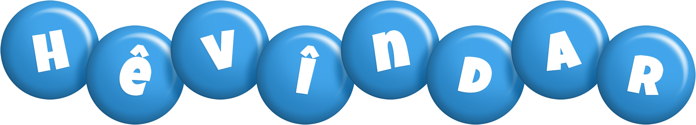 Hêvîndar candy-blue logo