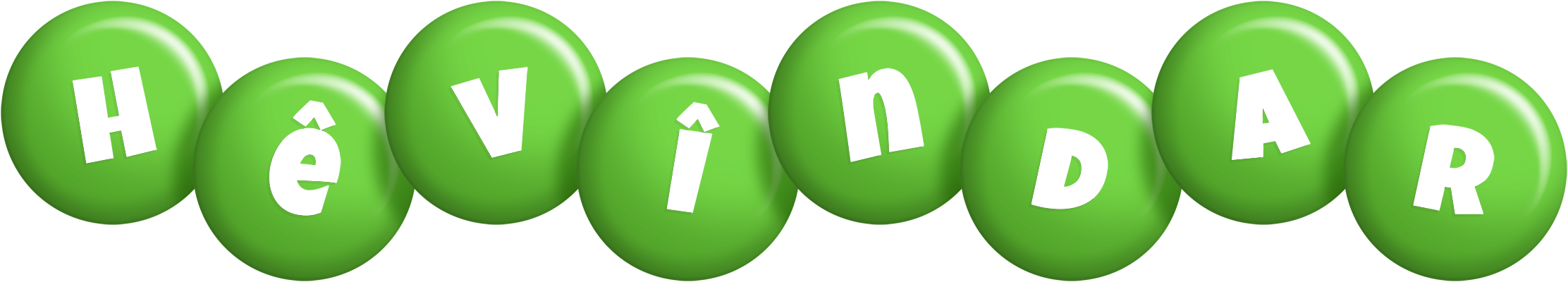 Hêvîndar candy-green logo