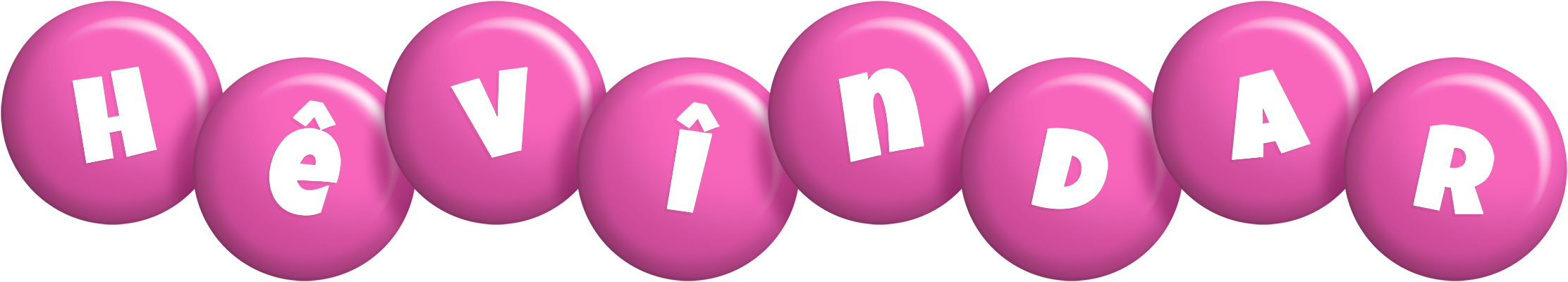 Hêvîndar candy-pink logo