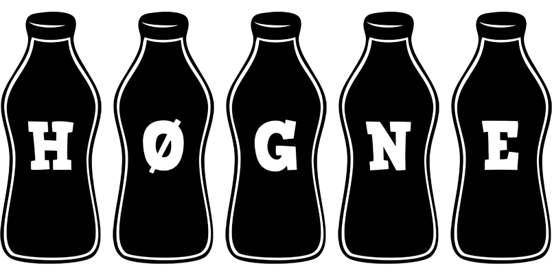 Høgne bottle logo