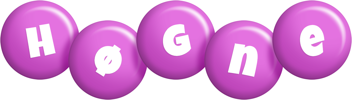 Høgne candy-purple logo