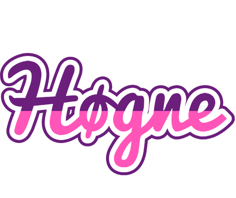 Høgne cheerful logo