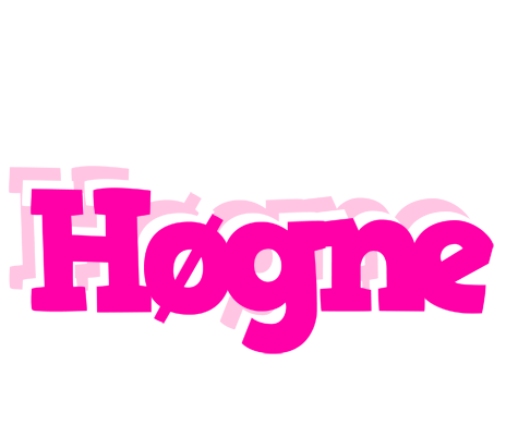 Høgne dancing logo