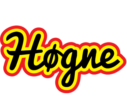 Høgne flaming logo