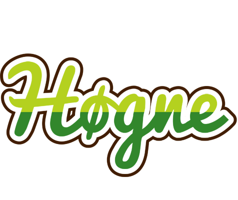 Høgne golfing logo