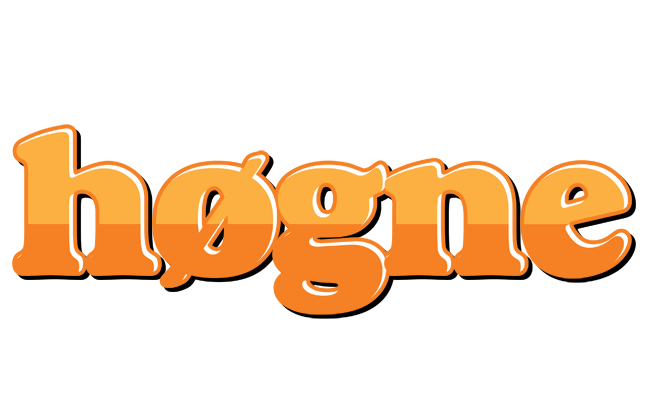 Høgne orange logo