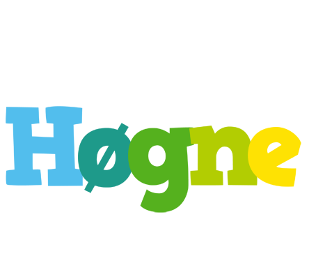 Høgne rainbows logo