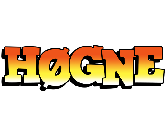 Høgne sunset logo