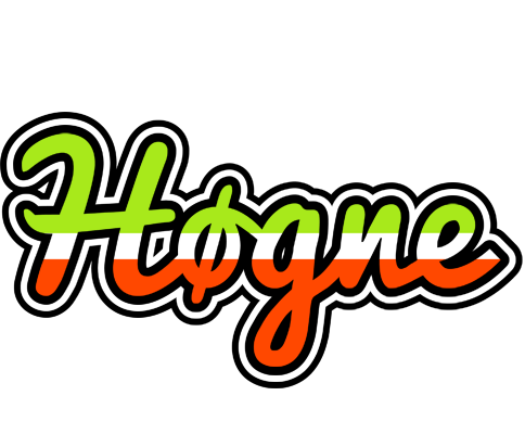 Høgne superfun logo