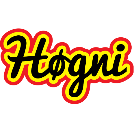 Høgni flaming logo