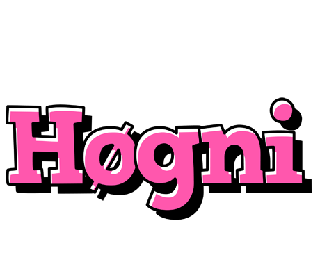 Høgni girlish logo