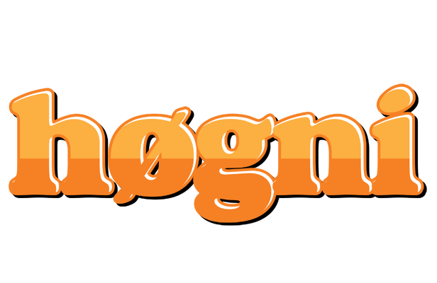 Høgni orange logo